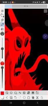 Speed-paint Digital Art Process #phonedrawing