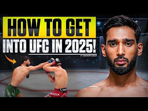 How to Get Into the UFC in 2025 | Step-by-Step Guide by Siddharth Singh