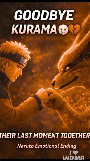 Naruto Says Goodbye to Kurama 😢💔 Emotional Ending #shorts#naruto #kurama #anime #narutoshippuden