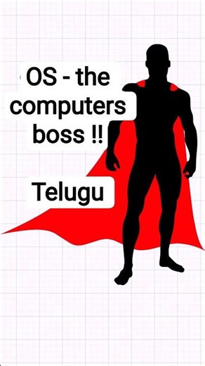 Operating System 😎 (Telugu) #shortstelugu #computerbasicstelugu #operatingsystemtelugu #ostelugu