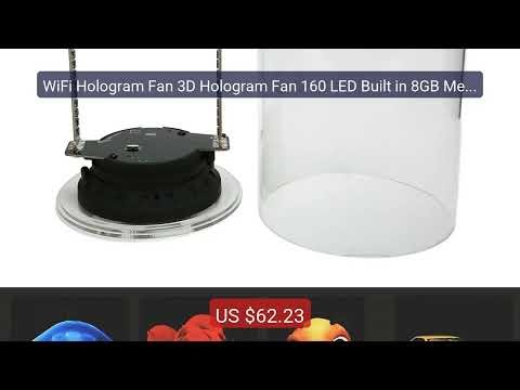 WiFi Hologram Fan 3D Hologram Fan 160 LED Built in 8GB Memo... — Top Pick 2026 | Unbeatable Price!