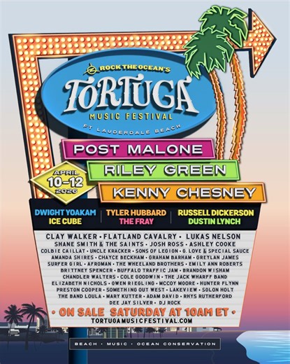 Tortuga 2026 UNLOCKED! 🗝️🌊 Alumni Presale launches TODAY at 12pm ET. Public on sale starts Saturday at 10am ET and Vibee Hotel packages are on sale NOW at www.tortugamusicfestival.com. Buy early to secure the lowest price! ☀️ | Tortuga Music Festival