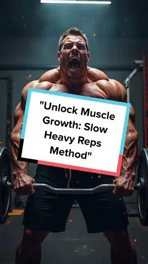 Heavy Slow Reps For Muscle Growth