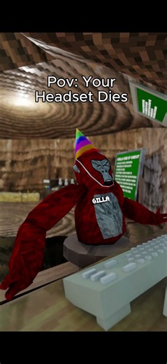 CHARGE YOUR HEADSETTT #gorillataganimation #funny #theamazingdigitalcircus wait no oopsies