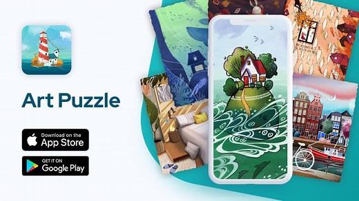Meet Art Puzzle, a brand new stress-relieving game by Easybrain