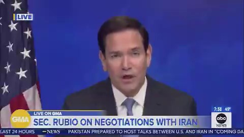 Just the other day he said it was Iran’s nuclear program. And what about reopening the Strait of Hormuz?