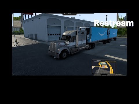 Christmas Setup Ride on a Kenworth W990