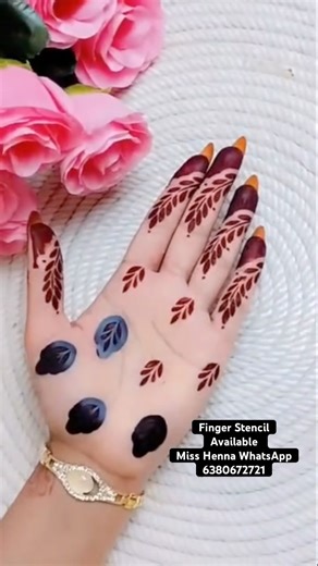 Finger Designs 😻 Available #fingermehndidesign #fingermehndi #fingerhenna #fingerdesign #viral