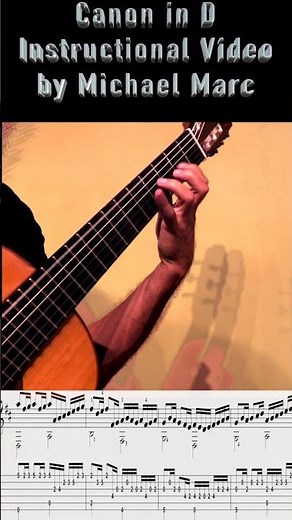 Canon In D - Advanced Guitar Tutorial/Lesson/Instructions with Tabs - Free Part 32