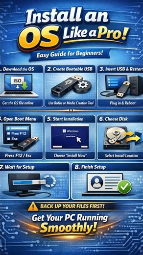 Show to install OS like a pro