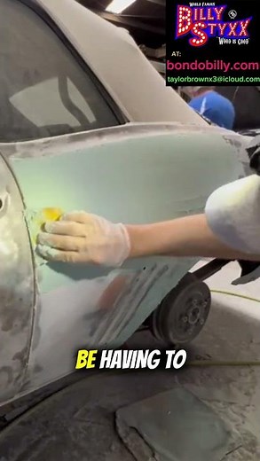 Easy DIY Body Filler😎 How To Apply Bondo On Quarter Panel Tips Tricks