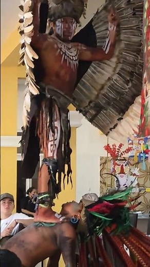 Mayan Warrior Ritual Performance 🔥 Ancient Aztec & Maya Dance #Shorts