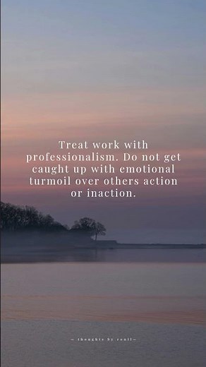 Professionalism Means Staying Composed