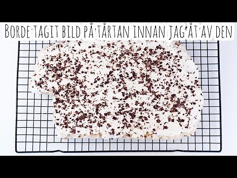Bakar tårta med Rice Krispies