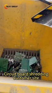 233K views · 1.4K reactions | Thailand Recycling Facility - Watch PCBs Get Shredded by Powerful Machine #shredder #shreddermachines #ewasterecycling #pcbshredding #dualshaftshredder #thailandrecyclingchain #electronicwaste #circuitboardrecycling #industrialshredder #scrapprocessing #wastemanagement #recyclingtechnology #metalrecycling #shreddingdemocracy #heavydutyshredder #greentech | Henan Suny Machinery Equipment Co., Ltd. | Facebook