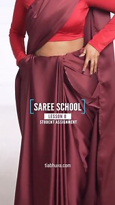 17K views · 11K reactions | ✨Magic Hip Pleats✨ This lesson isn’t just to create hip pleats but also to ensure that the saree stays taut between the front pleats and the Pallu Save for later #saree #sareefashion #sareepleating #sareedraping #sareedrape #sareestyle #sareeswag #saridraping #sareecollection #sareelove❤️ #tiabhuva #tiabhuvadotcom | TiaBhuva.com | Facebook