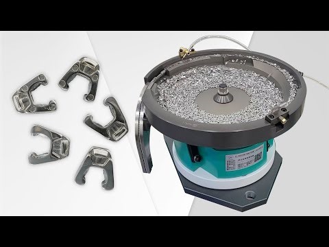 Corn type zipper teeth vibratory bowl