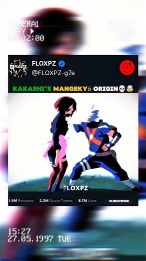 KAKASHI'S MANGEKYō ORIGIN💀🤯#animeedit #viralvideo