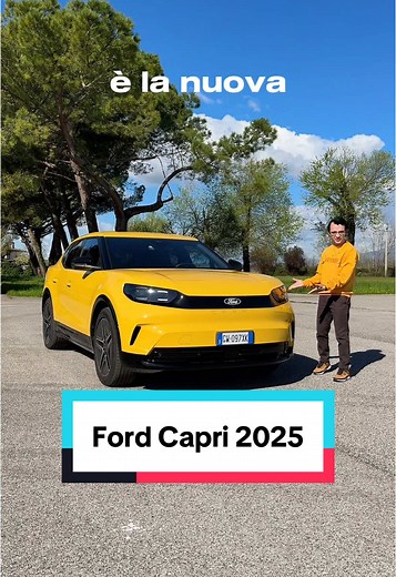 Ford Capri 2025: La nuova era elettrica del SUV coupè