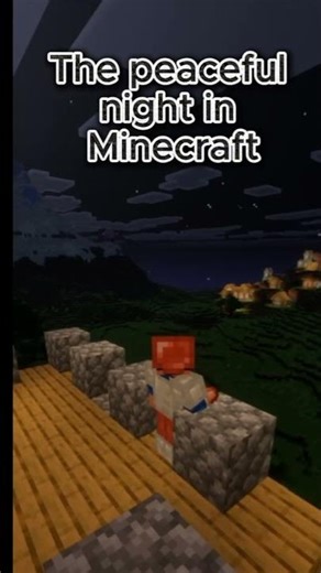 Nighttime in Minecraft
