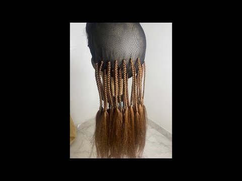 Braided wig tutorial / Night braiding class #braids #hairstyles #wigs