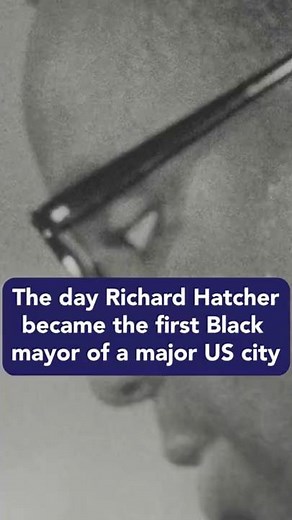 The Day Richard Hatcher Became the First Black Mayor of a Major US City #Gary #Indiana #history
