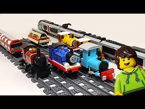 ALL of my Custom LEGO Trains so far! - Larry's Lego