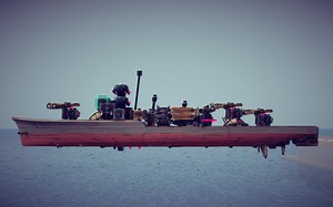 围攻 | Besiege | 攻略：如何用原版做一条联机海战驱逐舰