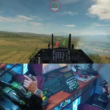 اصعب مرحلة فمحاكي الطيران هو تهبط ب F-16 فالقاعدة الجوية