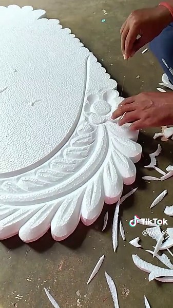 Thermocol Foam Carving Techniques and Design Ideas
