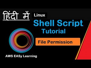 Shell Scripting Tutorial in Hindi | Linux File Permission | linux file permissions in hindi