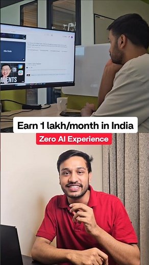 How to Earn 1 Lakh/month with Zero AI Experience, FREE Guide #jobs #ai #collegestudents