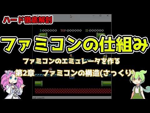 Creating a Famicom emulator (programming) Chapter 2: Famicom structure (briefly) #Famicom #Emulat...