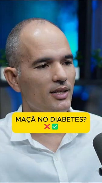 DIABÉTICO PODE COMER MAÇÃ? CAPA: MAÇÃ NO DIABETES? ❌✅
