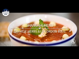 Shanghai Menu: Chinese lotus root crisp chips with cassia seed watermelon dipping sauce