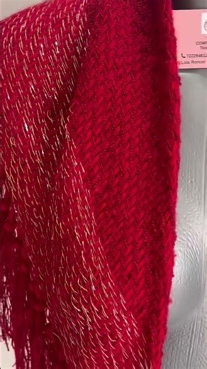 MANTONCILLO FLAMENCO. Tejido en Telar ArtesanalY Mi Cante Por Soleá. artesanum.com/store/lola-roncel