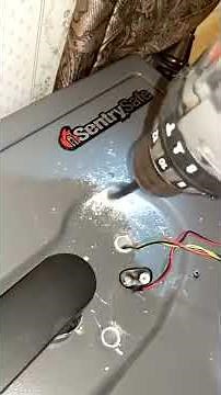 How to open a Sentry safe with a electronic dial by drilling
