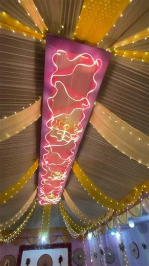 Biya Decoration 😜#rdxdeepkalita #biya #biyadecoration #short #light #shortvideo