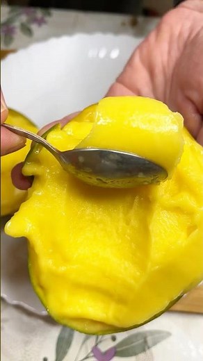 3-Ingredient Mango Sorbet in Minutes #dessert