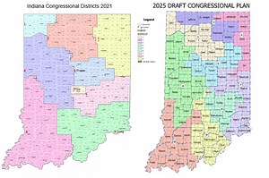 Indiana House Republicans release draft congressional map