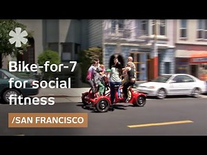 Bicycle built for 7: human-powered schoolbus & social fitness
