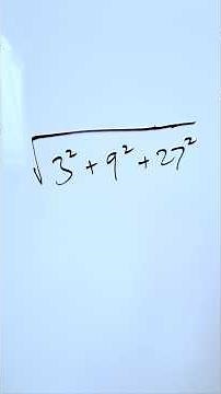 Square Root simplified