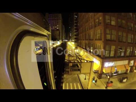 CL/S1/EP1/CHICAGO EL TRAIN AT NIGHT