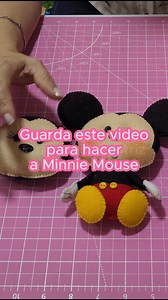 Aprende como hacer a minnie mouse 💗 Moldes tutorial Gratuitos, puedes personalizarlos como más te gusté💗 · · · #manualidades #manualidadesencasa #manualidadesfaciles #fieltro #pañolency #minnie #minniemouse #mickey #mickeymouse | El rincon de beatriz