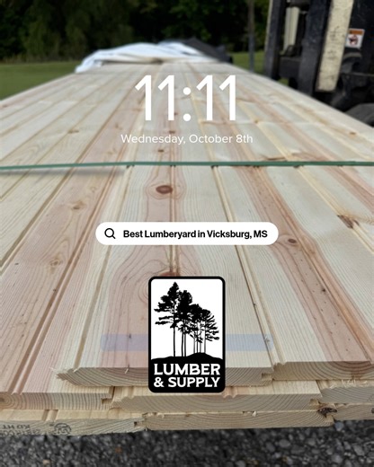 “Sometimes, the thing you've been looking for your whole life is right there beside you all along.” || Peter Quill Searching for natural accents to add warmth this winter? Woodn't it be nice to bring that cozy touch indoors? Call for a free custom estimate on Flooring, Shiplap, Tongue & Groove, and more today! ——————————— MS Lumber & Supply 142 Cedars Road Vicksburg, MS 39180 📞 601-994-3361 📧 vicksburg@lumberandsupply.com 🌐 lumberandsupply.com ——————————— #TheSearchIsOver #PonderosaPine #Tong