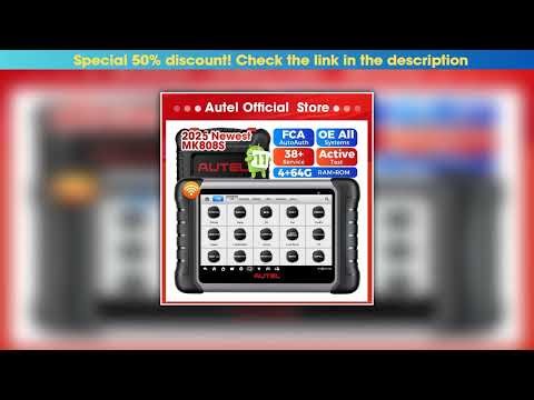 Slide Diagnostic Tools Autel MK808S Car diagnosis Bi-Directional Control Automotive scanner IMMO Ke