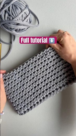 Make your own crochet bag! #crochetbag #crochettutorial #howtocrochet #crochetbagpattern