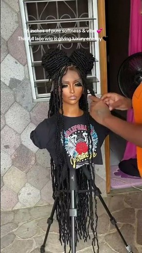 DIY 36” Lace Front Soft Locs Wig ✨ | Easy Wig Transformation #softlocs #lacefrontalwig