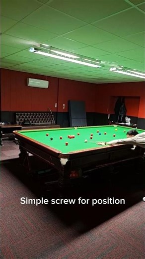 Simple screw for position | Snooker tip