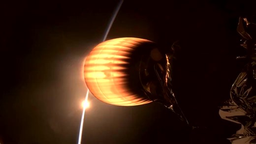 5.7K views · 331 reactions | Merlin Vacuum engine burning to orbit during sunset. SpaceX | Space FrontPage | Facebook